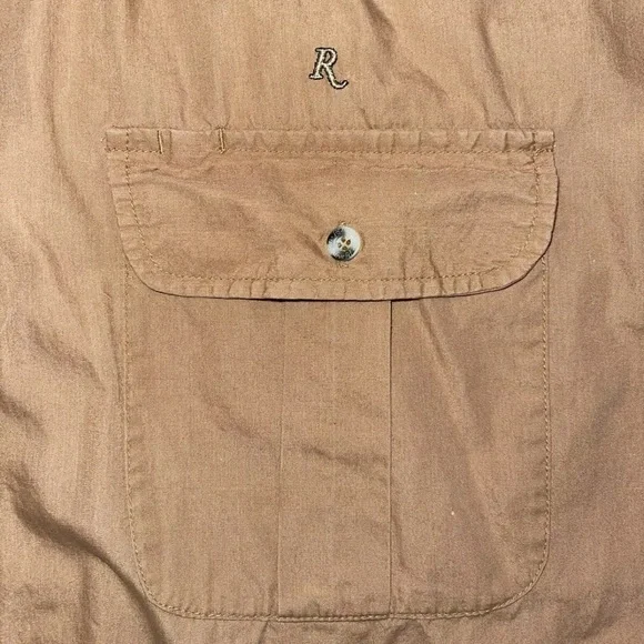 Remington Outdoor Clothing Mens Long Sleeve Button Down Sz XXL Vintage - Picture 2 of 5